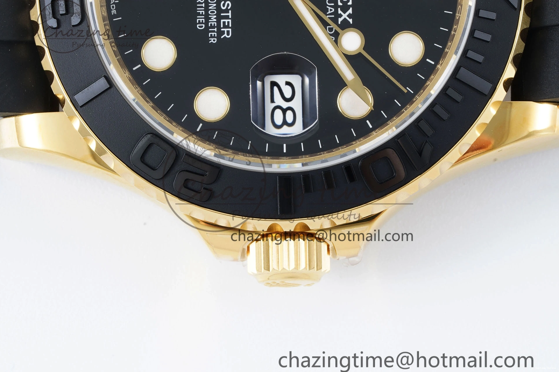 0211 Breathable Yacht-Master 42mm 226658 VSF 1:1 Best Edition 3D Black Ceramic Bezel on Black Rubber Strap VS 2097